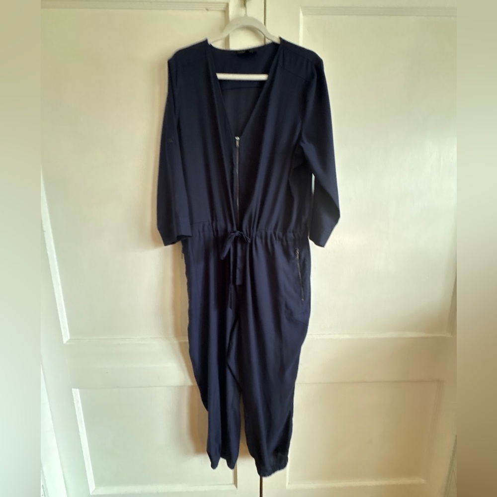 DKNY navy jumper romper